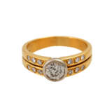 Ring mit Altschliffdiamant ca. 0,80 ct, - фото 2
