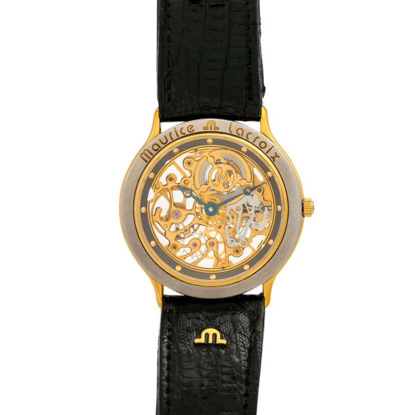 MAURICE LACROIX Skelettierte Armbanduhr Ref. 12988