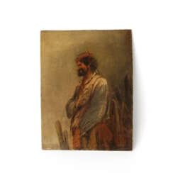 BUSCH, WILHELM (Attrib.: 1832-1908) portrait of a warrior