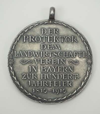 Bayern: Landwirtschaftliche Jubiläumsmedaille (1910), in Silber. - Foto 3