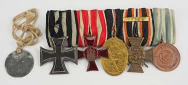 Hambourg: boucle de médaille d&#39;un vétéran d&#39;Ypres et membre du RIR 212.