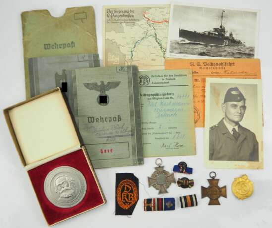 Nachlass eines Veteranen des 1. Weltkrieges und Luftschutz-Angehörigen. - photo 1