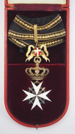 Vatikan: Malteser Ritterorden, Dekoration des Magistral Großkreuzes, im Etui. - Foto 1