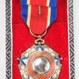 China: Medaille auf die Amtseinführung des Präsidenten Tsao Kun, im Etui. - Foto 1