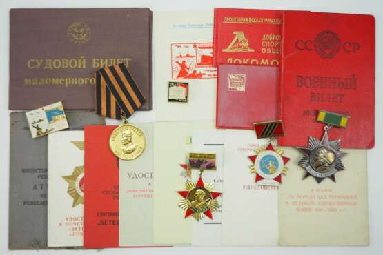 Sowjetunion: Nachlass eines 130. LSK Veteranen. - Foto 1