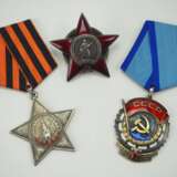 Sowjetunion: Nachlass mit 3 Auszeichnungen. - Foto 1