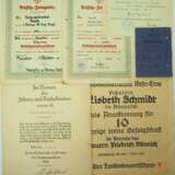 Reichswehr: Urkundennachlass eines Feldwebel des 18. Infanterie-Regiment. - Foto 1