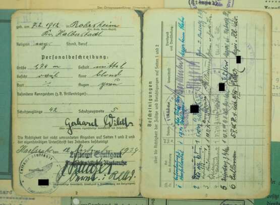Urkundengruppe eines Hauptmann der Luftwaffe - u.a.1. Fallsch.Jäg.-Regt.6. - фото 4