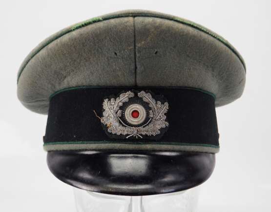 Wehrmacht: Schirmmütze für Heeresbeamte im Offiziersrang. - Foto 2