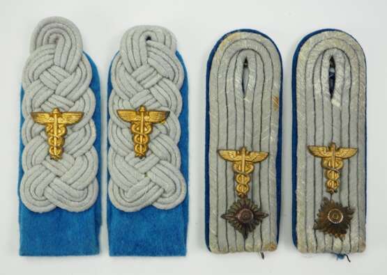 Wehrmacht: Paar Schulterstücke für einen Major und Oberleutnant der Transporttruppe. - Foto 1