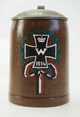 Deutsches Reich: Erinnerungskrug - Eisernes Kreuz 1914. - фото 1