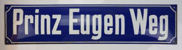 Prinz Eugen Weg - Straßenschild. - photo 1