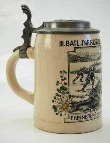 Reservistenkrug III. Batl. Infanterie-Regiment 91 - Lindau-Bodensee. - Foto 2