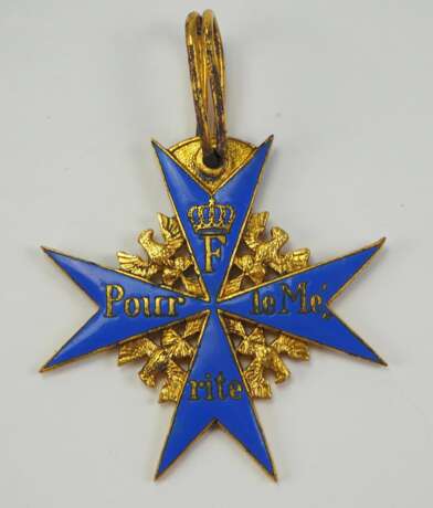 Preussen: Orden "Pour le Mérite" für Militärverdienste. - Foto 1