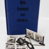 Raumbildalbum "Der Kampf im Westen" - blau. - Foto 1