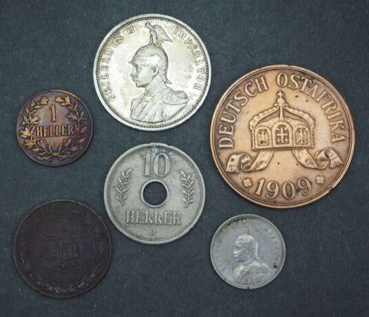 Deutsch Ostafrika: 6 Münzen. - Foto 2