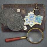 Geldbeutel mit arabischen Münzen etc. - Foto 1