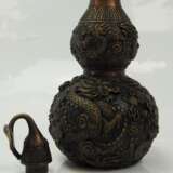 China: Bronze-Vase mit chinesischen Ornamenten. - photo 6