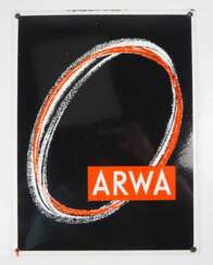 Emaillieschild "ARWA".
