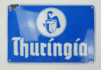 Emailleschild: Thuringia.