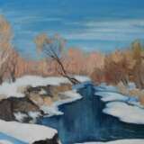 Painting “BY THE RIVER BOGUCHARKA”, Oil, Naturalism, Landscape painting, Russia, 2021 - photo 1