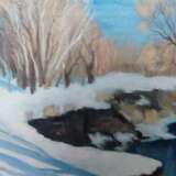 Painting “BY THE RIVER BOGUCHARKA”, Oil, Naturalism, Landscape painting, Russia, 2021 - photo 2