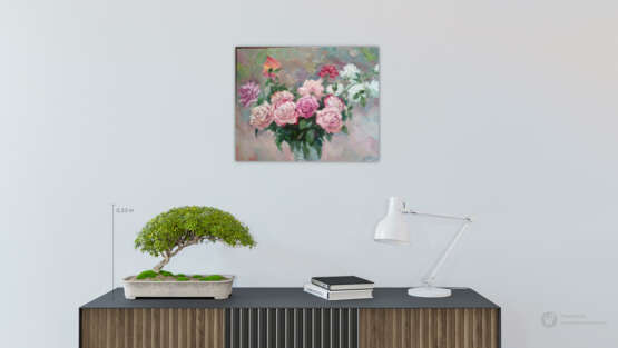 Painting “Autumn roses”, Canvas, See description, Naturalism, Still life, Russia, 2020 - photo 5
