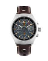 LEMANIA, CRONOGRAFO IN ACCIAIO, REALIZZATO PER L’AERONAUTICA MILITARE ITALIANA, REF. 510'543