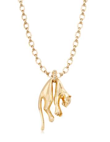Cartier. CARTIER PANTHER PENDANT AND NECKLACE - photo 1