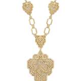 DIAMOND AND GOLD PENDANT NECKLACE/BROOCH - Foto 1