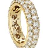 DIAMOND AND GOLD ETERNITY BAND - фото 1