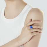 SAPPHIRE AND DIAMOND RING WITH AGL REPORT - фото 4
