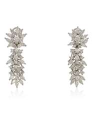 DIAMOND AND PLATINUM EARRINGS