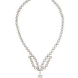 DIAMOND AND PLATINUM NECKLACE WITH GIA REPORT - photo 3