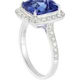 SAPPHIRE AND DIAMOND RING WITH AGL REPORT - Foto 2