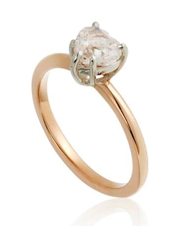 LIGHT PINK DIAMOND RING WITH AGL EPORT - фото 2