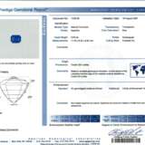 SAPPHIRE AND DIAMOND RING WITH AGL REPORT - Foto 5