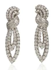 ADLER DIAMOND AND WHITE GOLD EARRINGS