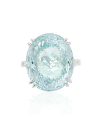 TOURMALINE AND DIAMOND RING WITH GIA REPORT - photo 1