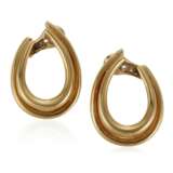 Webb, David. DAVID WEBB GOLD EARRINGS - photo 1