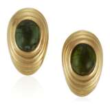 Bulgari. BULGARI TOURMALINE AND GOLD EARRINGS - Foto 1