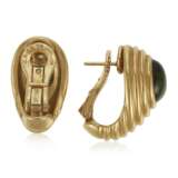 Bulgari. BULGARI TOURMALINE AND GOLD EARRINGS - Foto 2