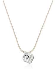 NO RESERVE ~ DIAMOND 'DIE' NECKLACE WITH GIA REPORT