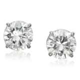 NO RESERVE ~ DIAMOND STUD EARRINGS WITH GIA REPORTS - Foto 1