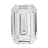 EMERALD-CUT DIAMOND RING OF 3.56 CARATS WITH GIA REPORT - Foto 1