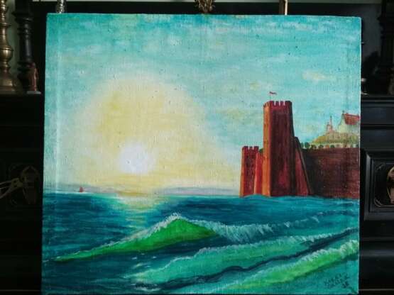 Painting “Fortress by the sea. Fortress by the sea.”, Canvas, Oil paint, Classicism, Marine, Ukraine, 2020 - photo 1