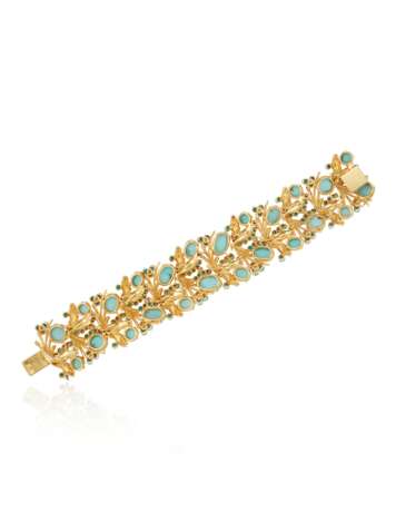 TURQUOISE AND DIAMOND BRACELET - фото 3