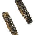 FARAONE GOLD AND BLACKENED GOLD BRACELETS - Auction archive
