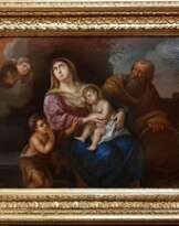HOLY FAMILY - Georg Friedrich Schmidt (schonerlinde 1712 - Berlin 1775) - INTERESTING ARTWORK HOLY FAMILY - Georg Friedrich Schmidt (schonerlinde 1712 - Berlin 1775) - INTERESTING ARTWORK