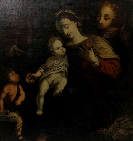 MOYNE, FRANCOIS LE, Schule/Umkreis (F.M.: 1688-1737), "Madonna mit Kind", wohl 17./18. Jahrhundert, - Foto 1